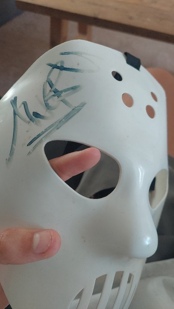 Angerfist masker met hand tekening, Ophalen of Verzenden, Zo goed als nieuw