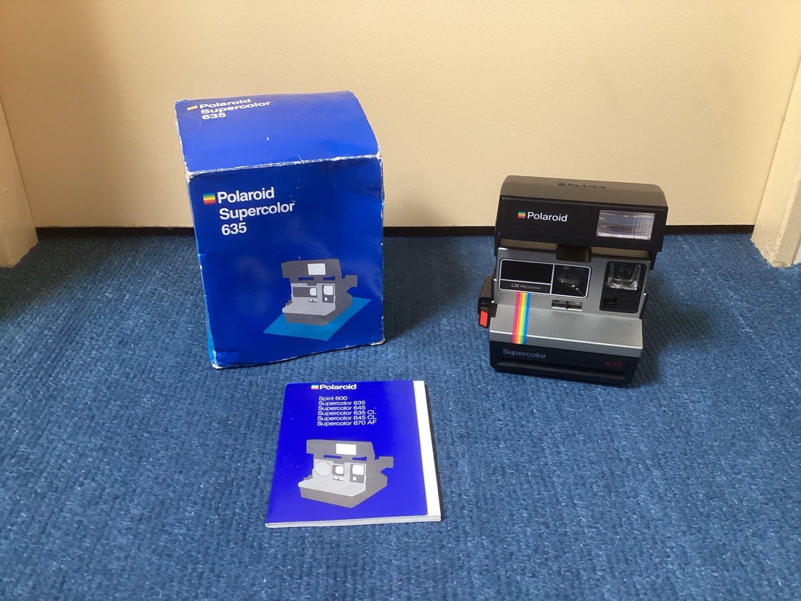 Vintage Polaroid Supercolor 635 Instant Camera, Audio, Tv en Foto, Fotocamera's Analoog, Ophalen of Verzenden, Zo goed als nieuw