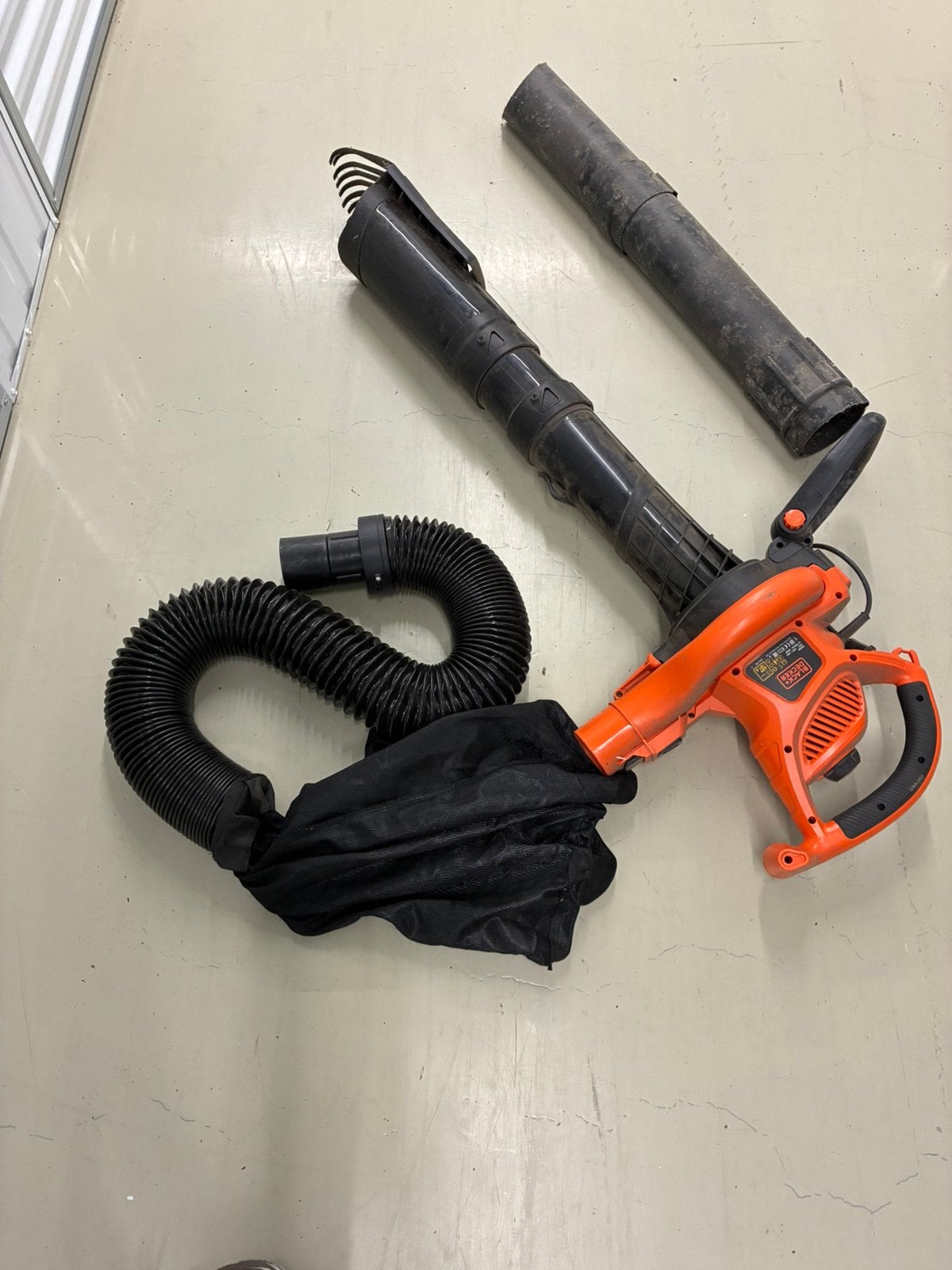 Bladblazer /zuiger, Ophalen, Gebruikt, Met opvangzak, Handgedragen