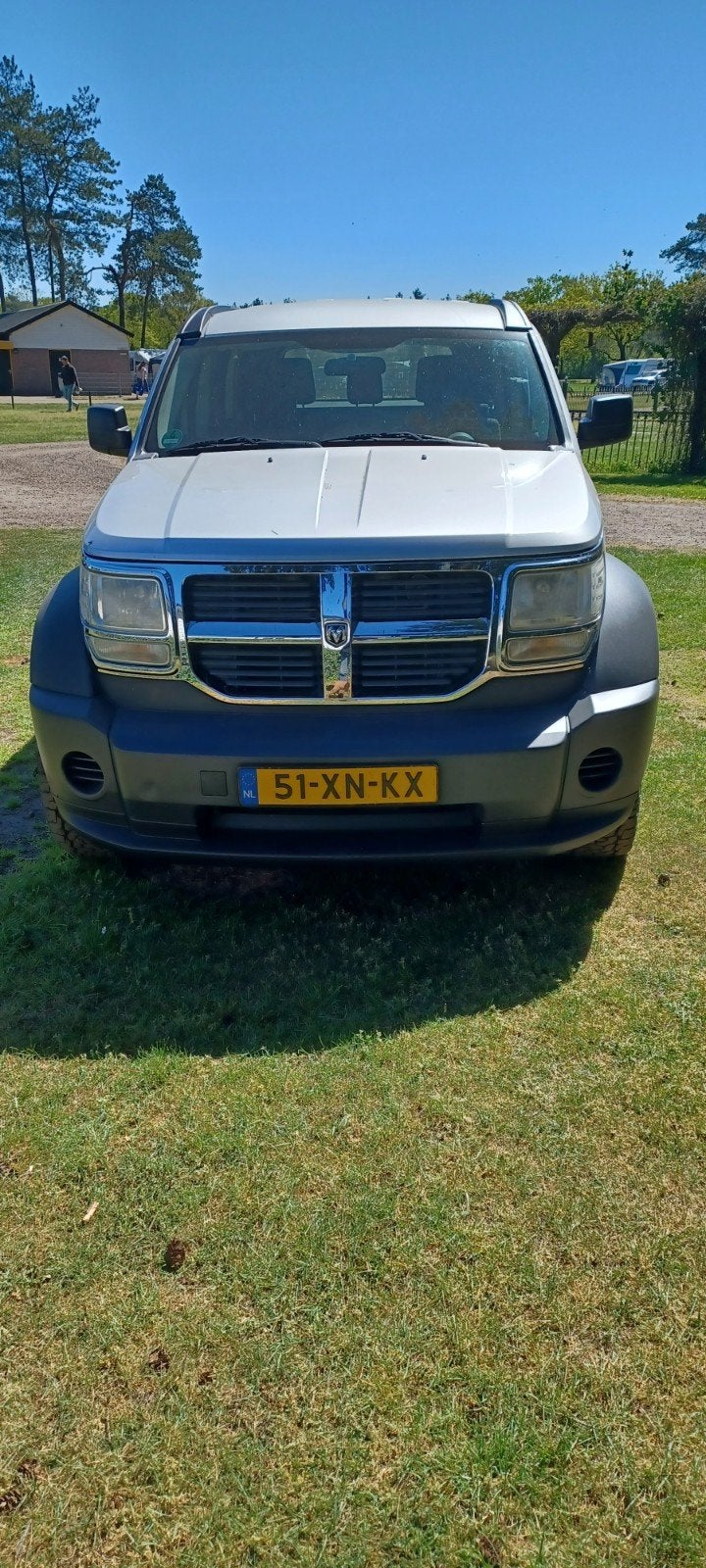 Dodge Nitro 3.7 V6 4X4 Aut4 2007 Grijs, Auto's, Automaat, 3700 cc, Origineel Nederlands, 205 pk