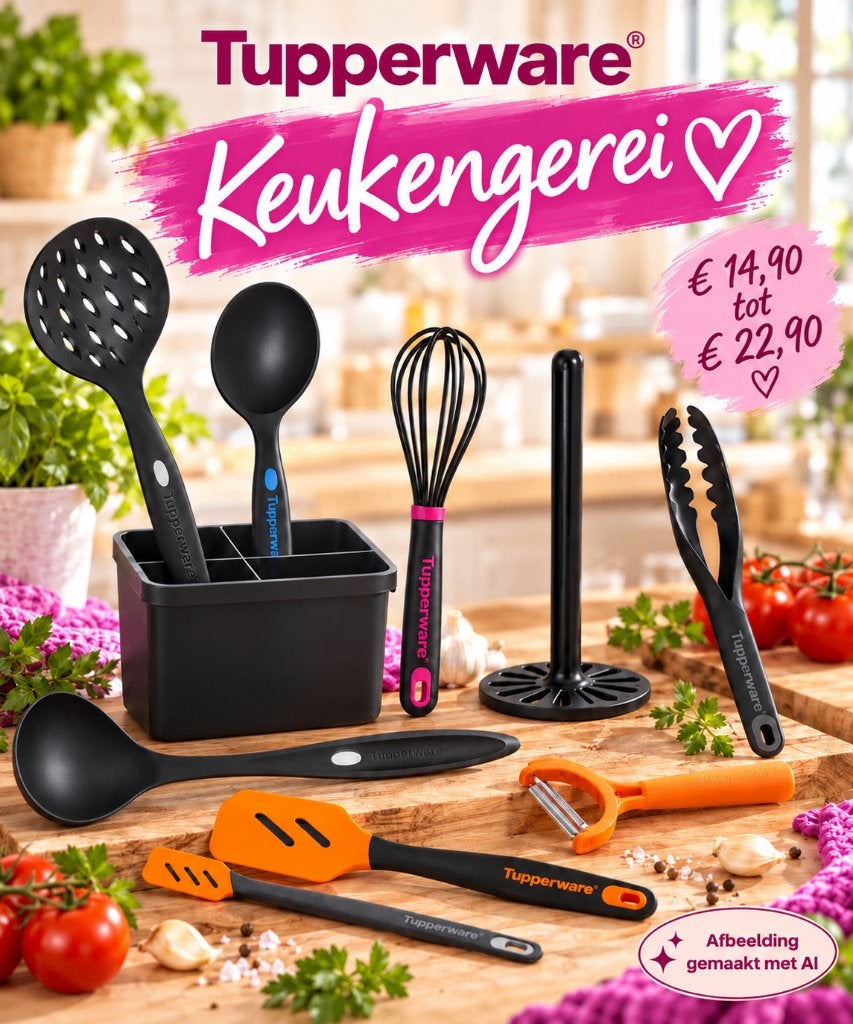 Tupperware keukengerei – nieuw vanaf €14,90, Ophalen of Verzenden, Nieuw, Overige typen, BPA-vrij