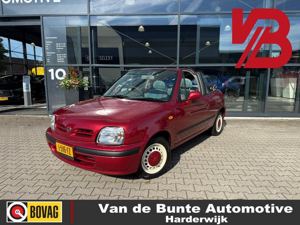 Nissan Micra Cabrio *Uniek in Nederland*, Auto's, Nissan, Stof, Gebruikt, 916 kg, 4 cilinders