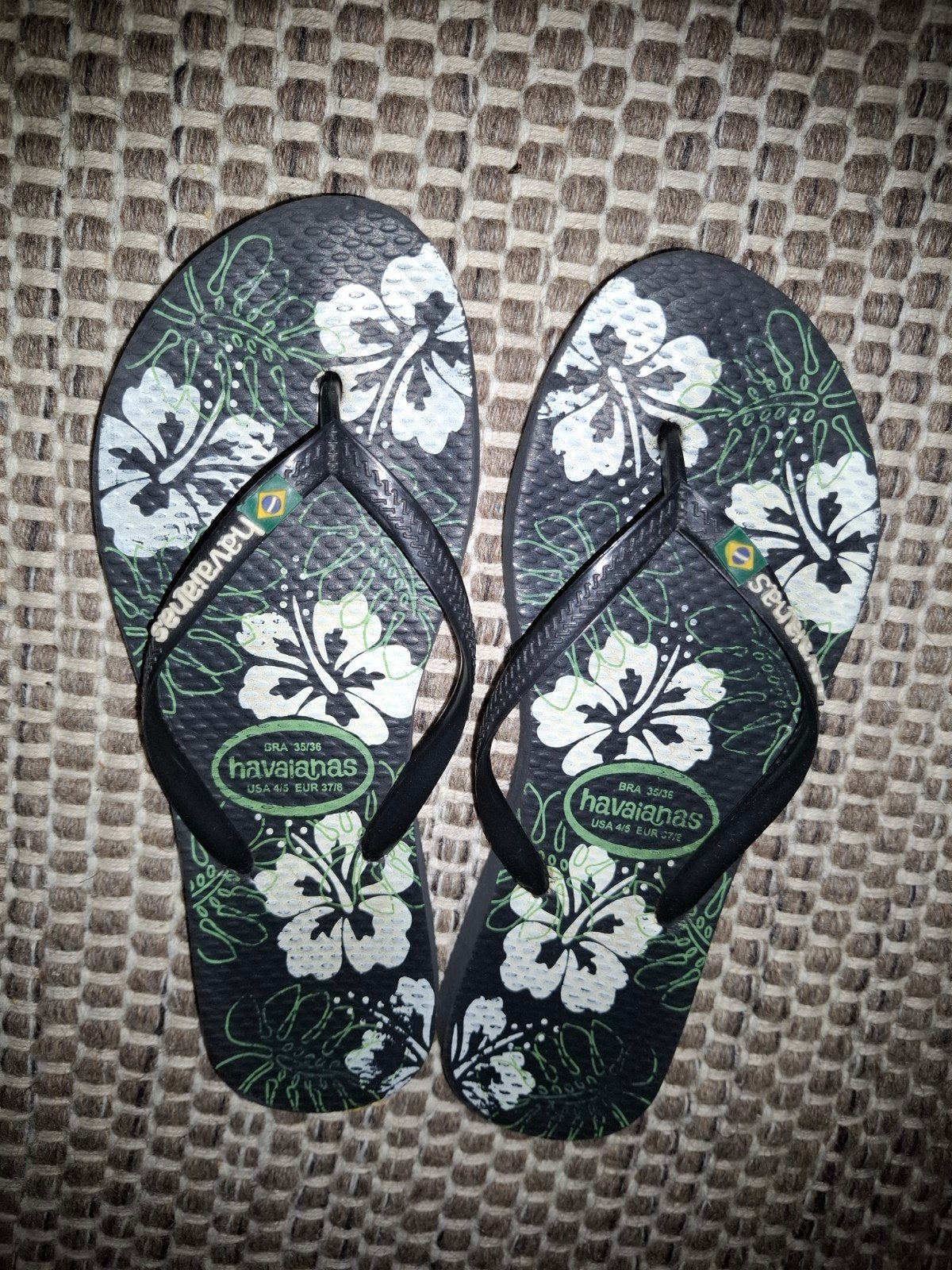 Havaianas slippers mt 37, Ophalen of Verzenden, Gedragen
