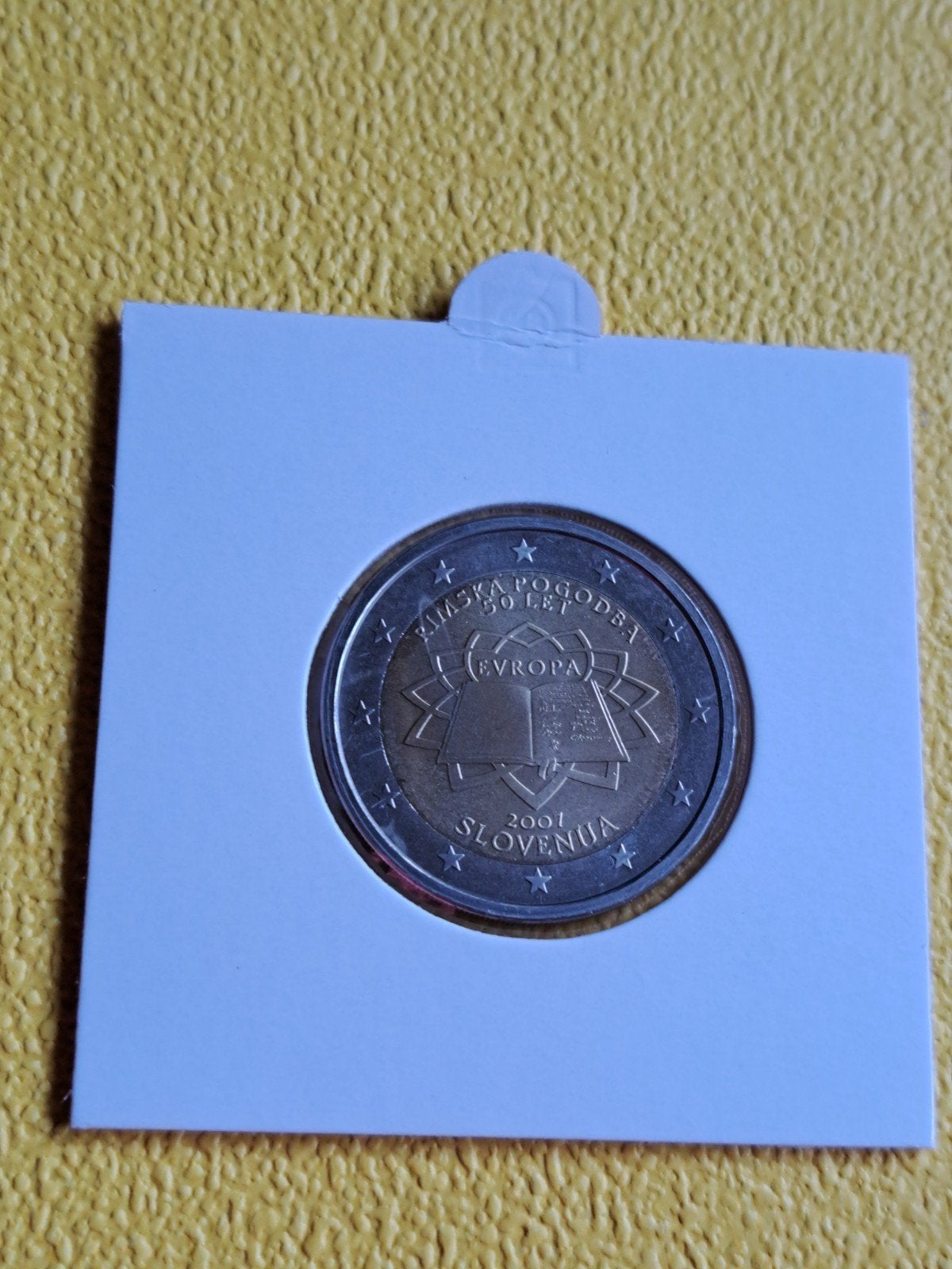 2 euro UNC Slovenië 2007 Verdrag van Rome, Ophalen of Verzenden, Slovenië, 2 euro