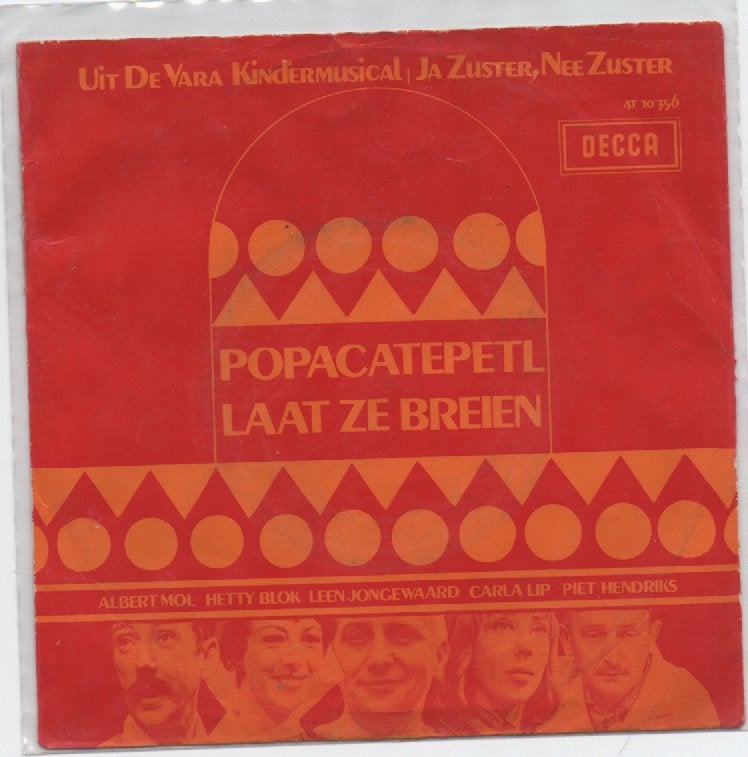 Ja zuster, Nee zuster- Popacatepetl/ Laat ze breien, Cd's en Dvd's, Gebruikt, Verzenden, 7 inch, Levenslied of Smartlap