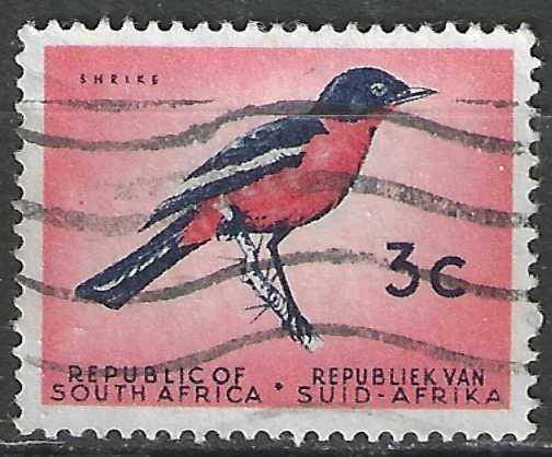 Zuid-Afrika 1960/1961 - Yvert 253 - Klauwier (ST), Verzenden, Zuid-Afrika, Gestempeld
