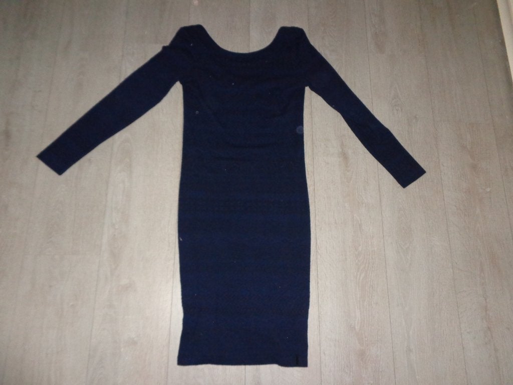 blauwe jurk van Pepe Jeans, maat M, Maat 38/40 (M), Blauw, Ophalen of Verzenden, Gedragen