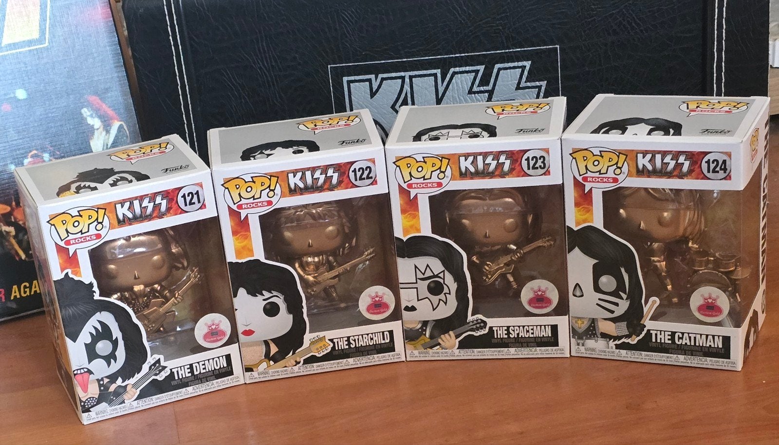 KISS Funko Pop! Custom Gold, Ophalen of Verzenden, Zo goed als nieuw