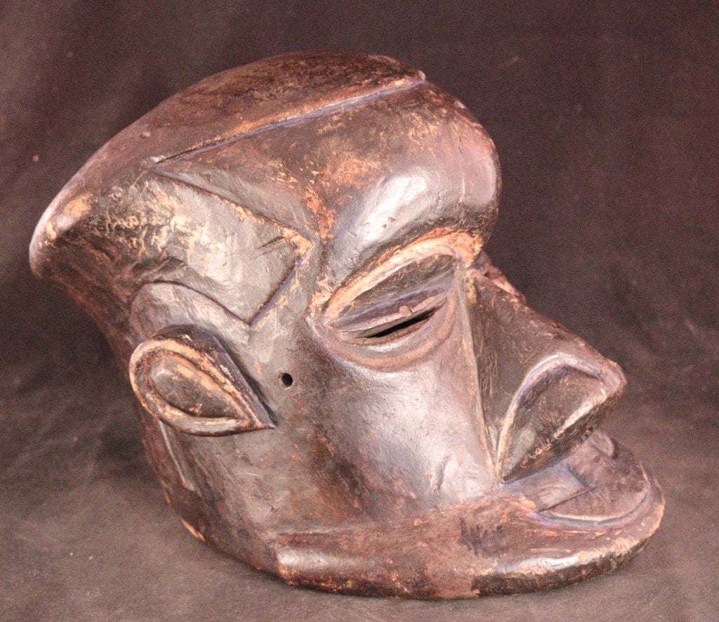 Antiek Kuba Bwoon helmmasker uit Congo, Ophalen of Verzenden