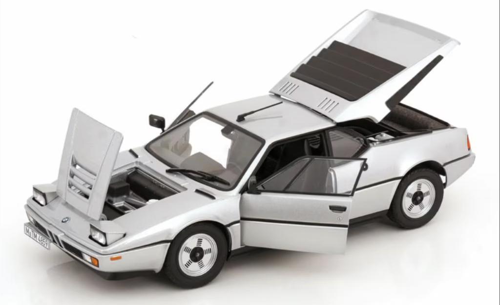 BMW M1 1980 Zilver metallic schaal 1/18 NOREV ref: 183226, Hobby en Vrije tijd, Modelauto's | 1:18, Verzenden, Nieuw, Auto, Norev