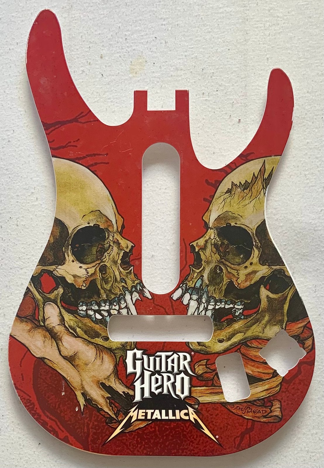 2 Faceplates Guitar Hero - Metallica / World Tour [PS3], Ophalen of Verzenden, Gebruikt, Gitaar, Drumstel of Dj-set, PlayStation 3