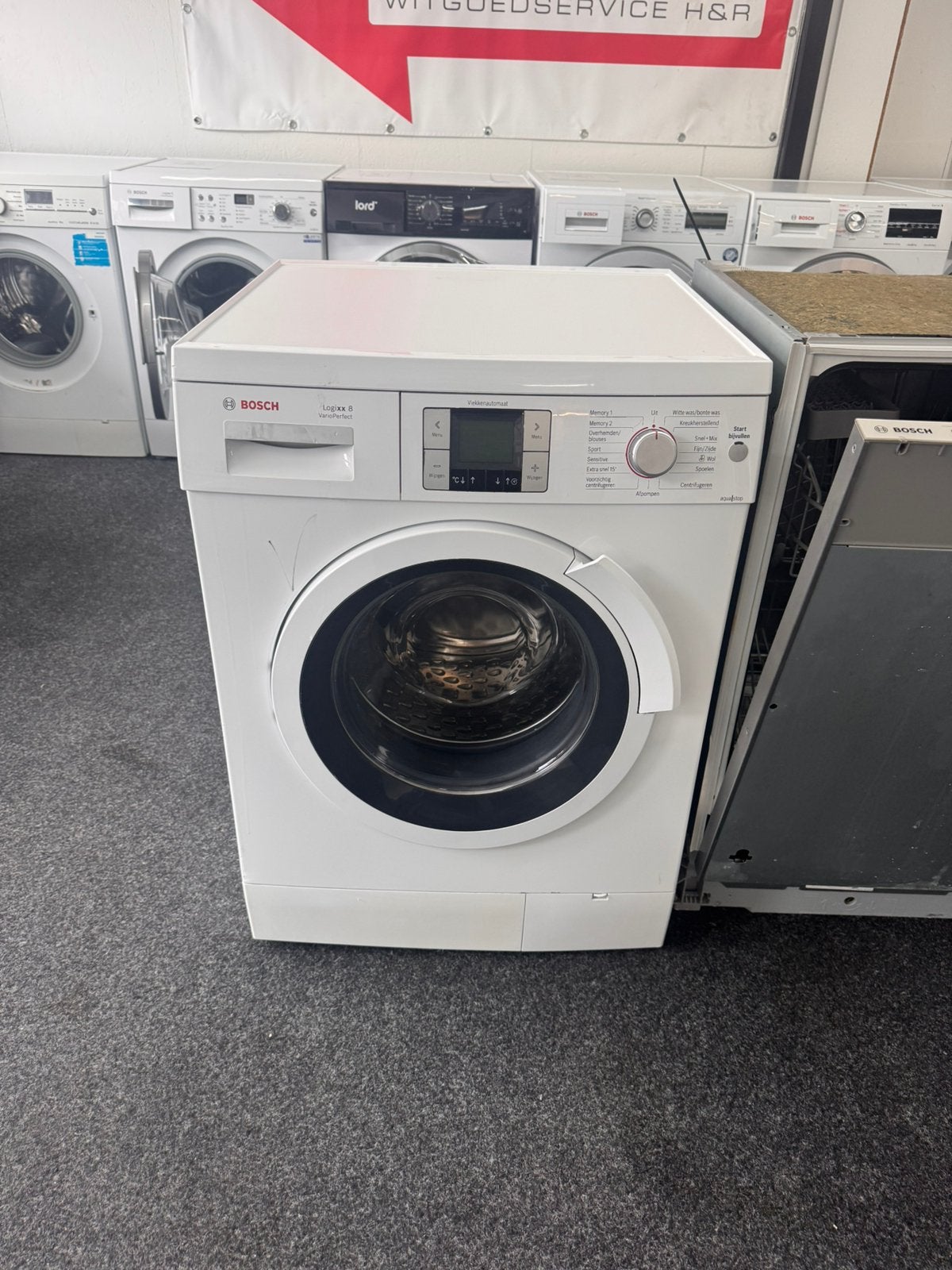 BOSCH 1400 LOGIXX ECO 8 KG met 2 jaar garantie, N, N, Refurbished, Ophalen of Verzenden