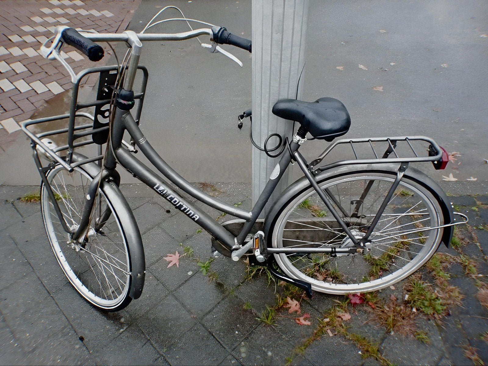 Z.g.a.n Cortina U4 N3 Transportfiets | Kleur: donkergrijs, Fietsen en Brommers, 53 tot 56 cm, (Extra) lage instap, Zo goed als nieuw