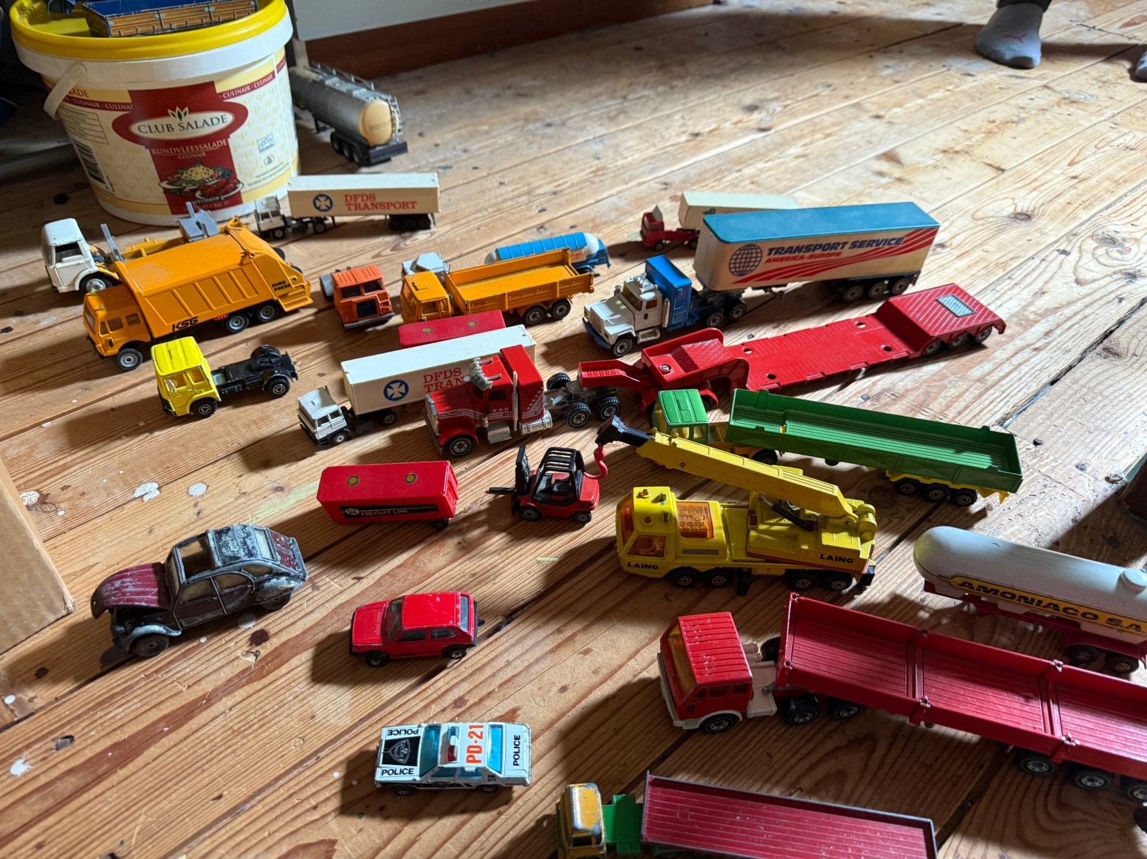 Doos met auto’s, Ophalen, Gebruikt