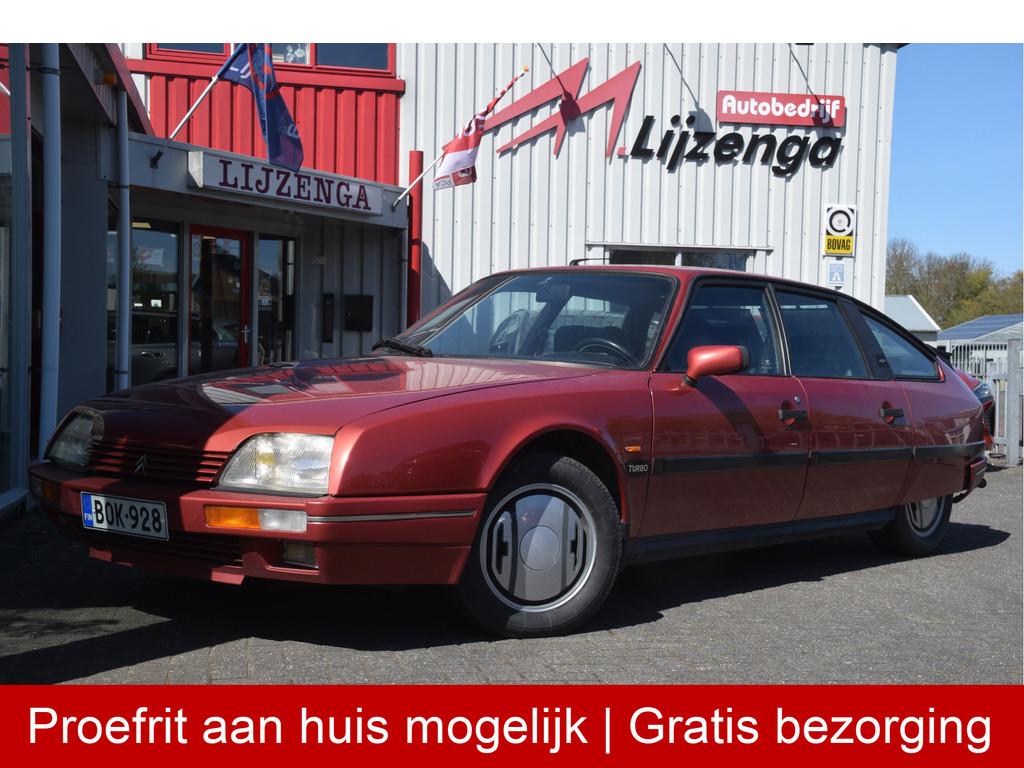 Citroën CX 2.5 GTI Turbo 2 Leer | Airco | Turbovelgen met T, Metallic lak, Zwart, Citroën, Leder