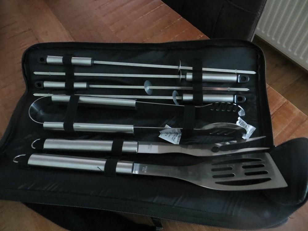 BBQ Tangenset in mooie tas,Nieuw!!, Ophalen of Verzenden, Nieuw