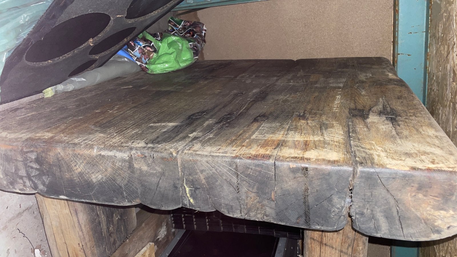 Salontafel van bielzen, Ophalen, Gebruikt, 50 tot 100 cm, Vierkant