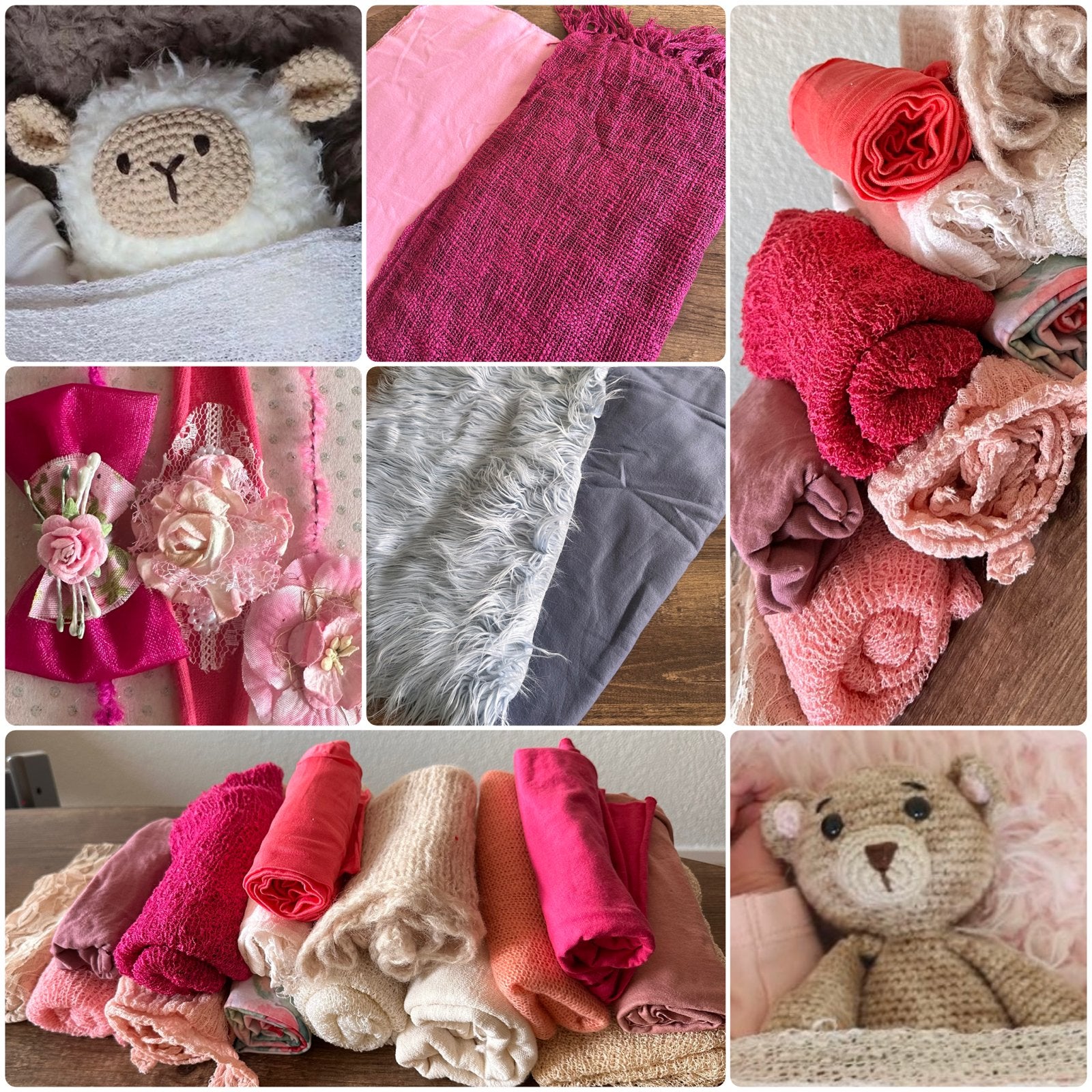 Newborn fotografie props, backdrops, kleding & haarbandjes, Ophalen of Verzenden, Zo goed als nieuw, Overige typen