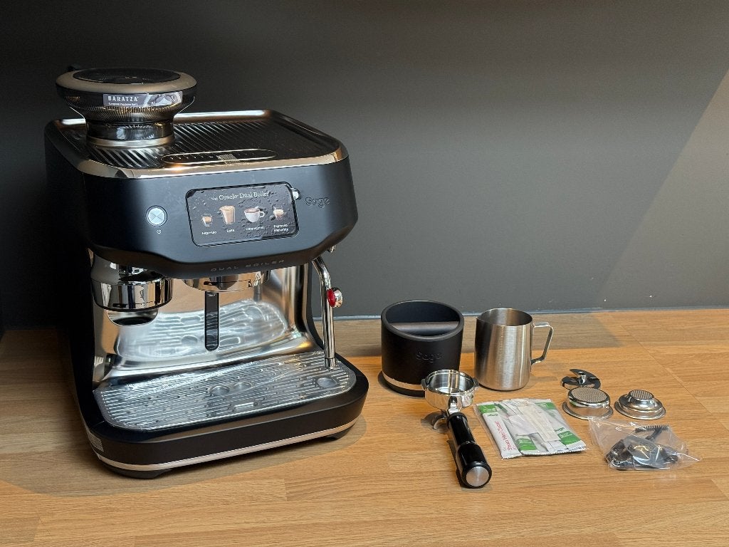 Sage the Oracle Dual Boiler Black Truffle, Garantie, Witgoed en Apparatuur, Koffiezetapparaten, Espresso apparaat, 10 kopjes of meer