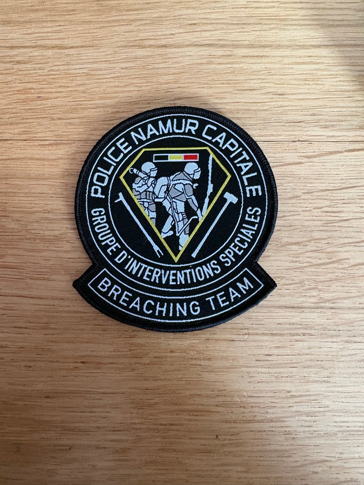 Patch Politie Police Namur Capitale Breaching Team, Ophalen of Verzenden, Overige soorten, Overige gebieden, Embleem of Badge