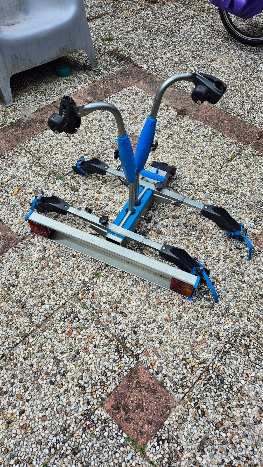 Gebruikte trekhaak fietsendrager voor 2 fietsen, Ophalen, 2 fietsen, Trekhaakdrager