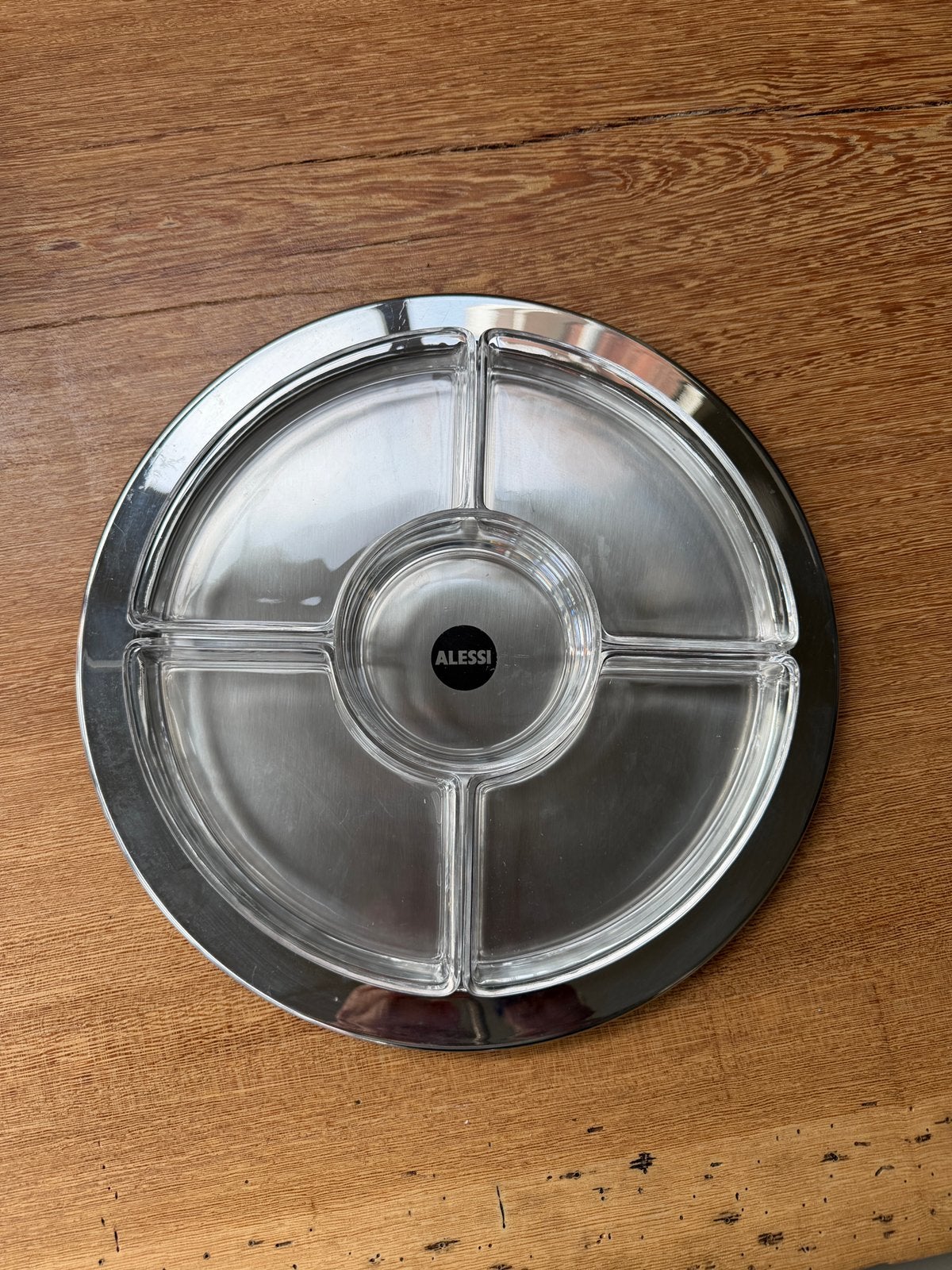 Alessi serveersschaal met 5 vakken, Zilver, Ophalen of Verzenden, Zo goed als nieuw, Alessi