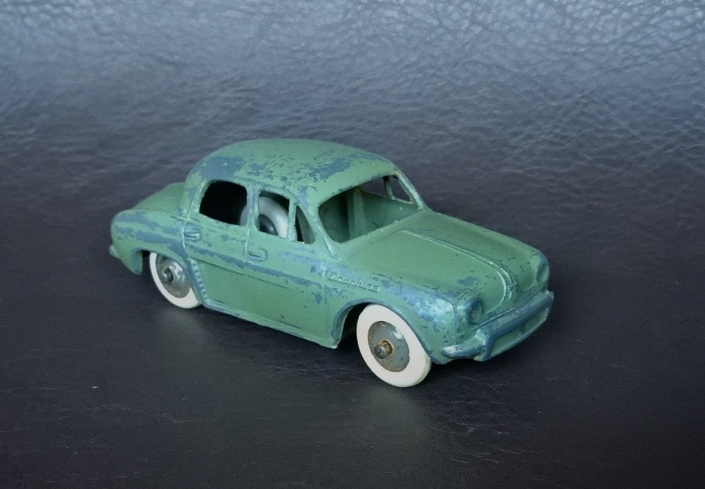 Vintage Groen CIJ Norev Renault Dauphine schaalmodel 1/43, Ophalen of Verzenden, Gebruikt, Auto, Norev
