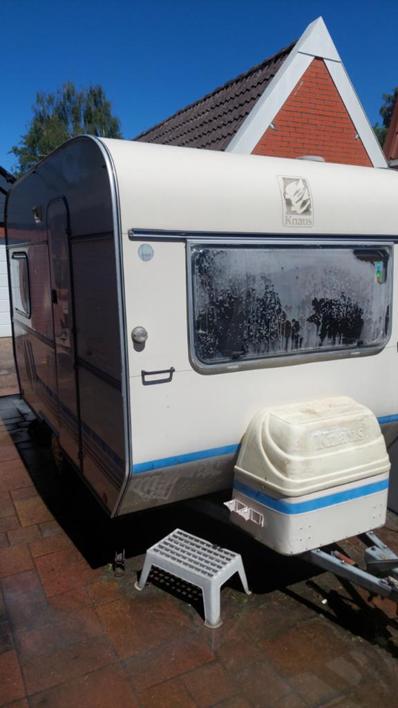 Compacte Knaus caravan met stahoogte 191cm, Rondzit, Koelkast, Particulier, Knaus