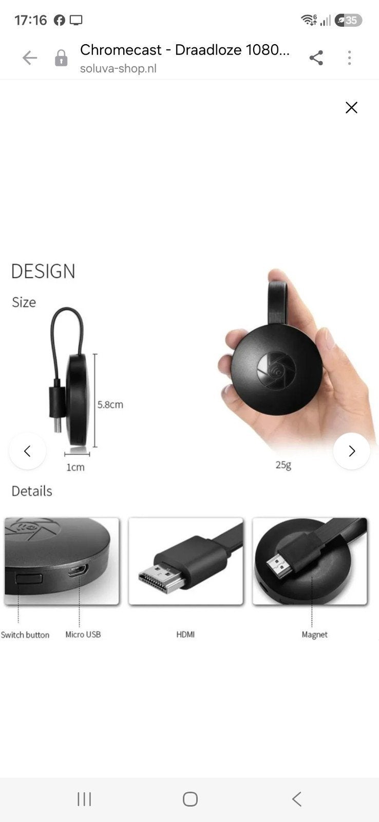 Chromecast, Ophalen, Nieuw