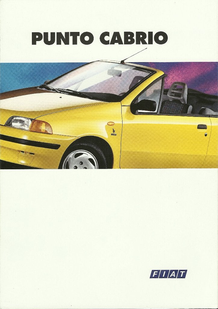 Fiat Punto cabriolet folders, Ophalen of Verzenden, Zo goed als nieuw, Overige merken