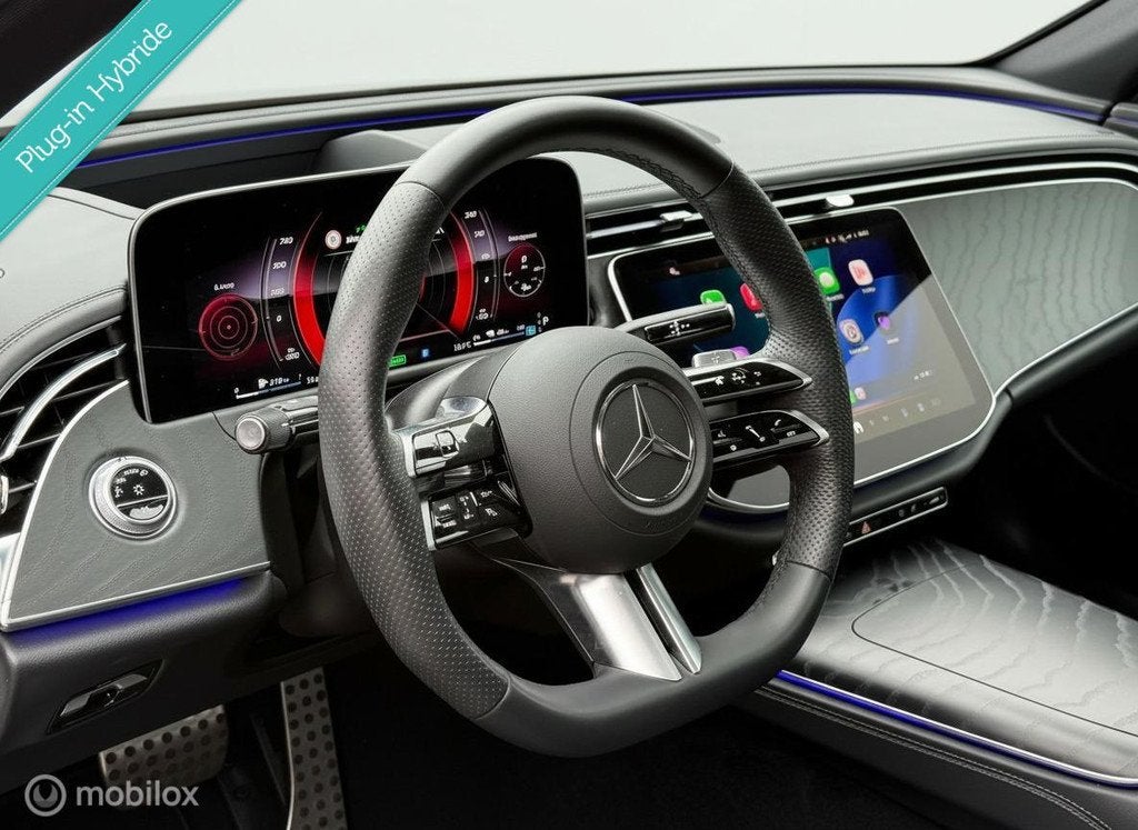 Mercedes E-klasse E300 de 4MATIC AMG Line Pano Burmester 4D, Auto's, Mercedes-Benz, Automaat, 4 cilinders, Plug-in hybride, Bedrijf