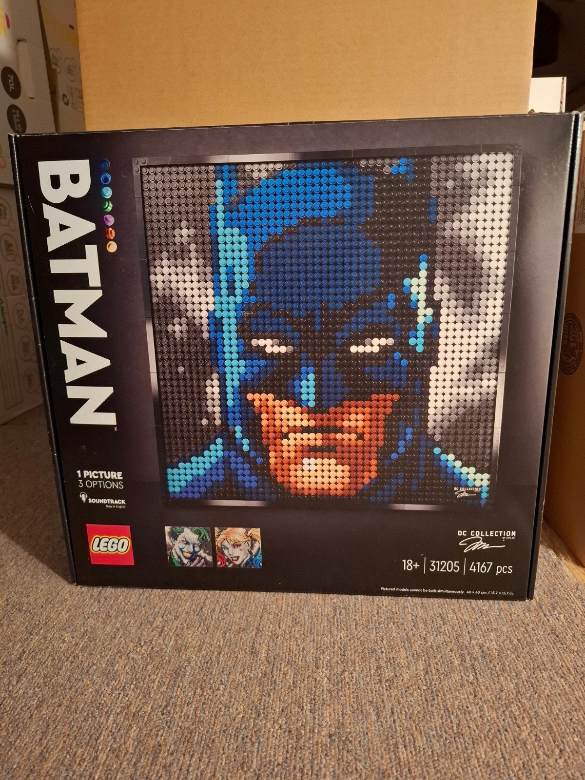 Lego Art 31205 DC Batman Jim Lee Collectie Nieuw Geseald, Overige thema's, Lego, Nieuw, Ophalen of Verzenden