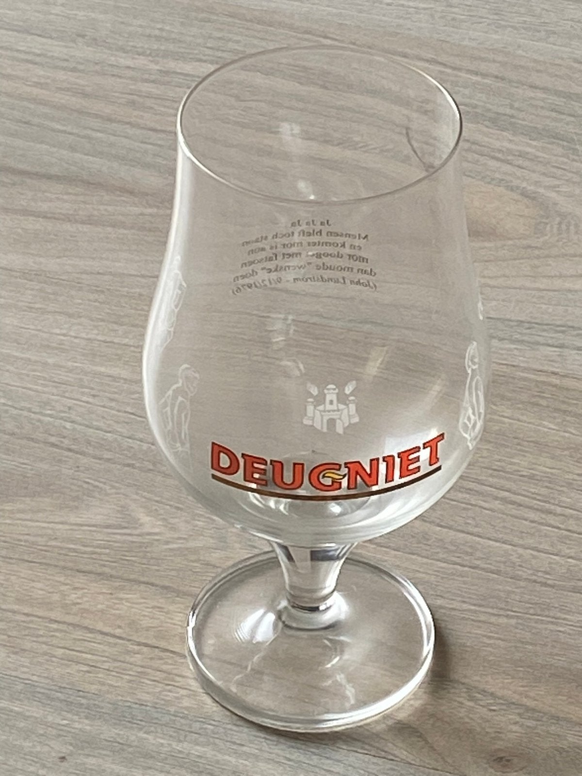 6 Deugniet bierglazen, Ophalen of Verzenden, Nieuw, Bierglas