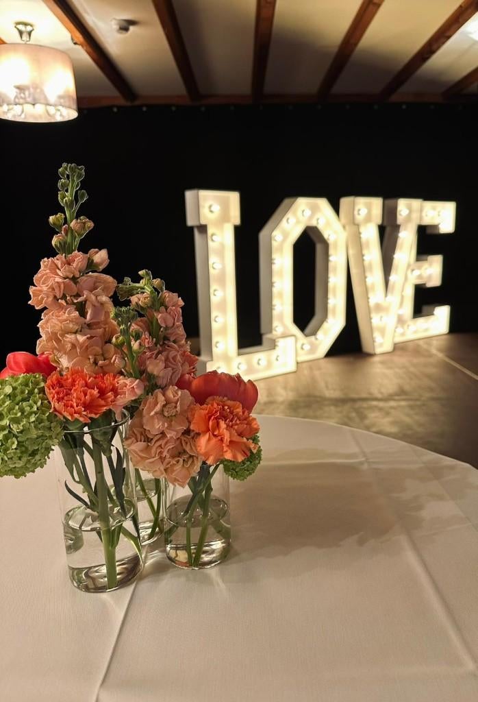 XXL LOVE licht letters te huur | Bruiloft | Styling, Hobby en Vrije tijd, Feestartikelen | Verhuur, Ophalen, Zo goed als nieuw