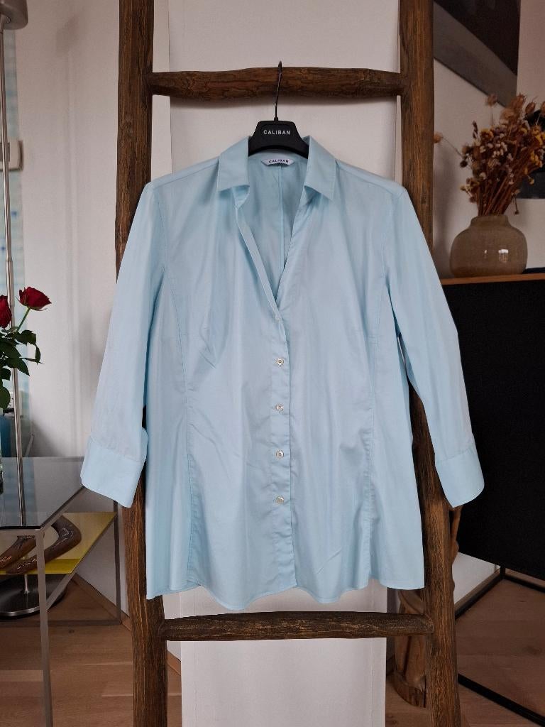 Caliban blouse maat 38/40 twv € 180 nieuw, Maat 38/40 (M), Pauw, Nieuw, Verzenden