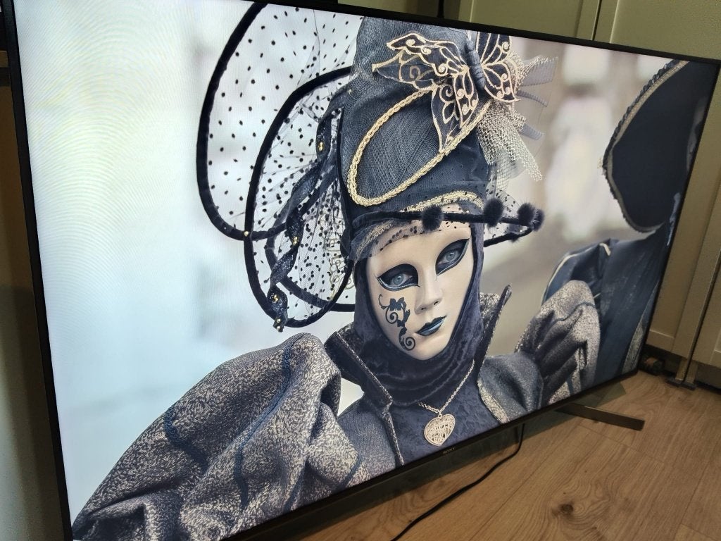 Kapotte tv-  Sony 4K Ultra HD (strepen in beeld) 55inch, Audio, Tv en Foto, Televisies, Ophalen, LCD, 100 Hz, 4k (UHD)