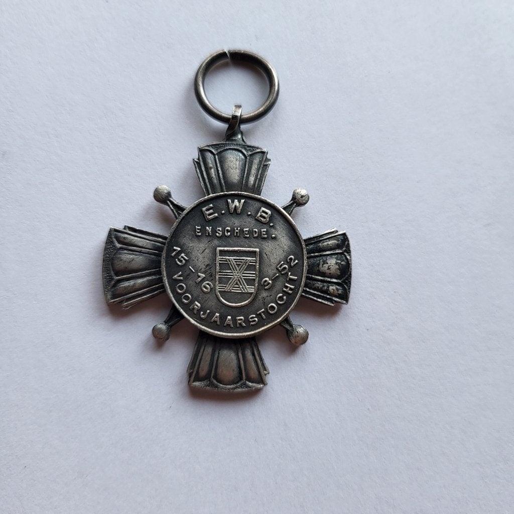 Enschede EWB Enschedese Wandelsport Bond medaille, Postzegels en Munten, Penningen en Medailles, Ophalen of Verzenden, Overige materialen