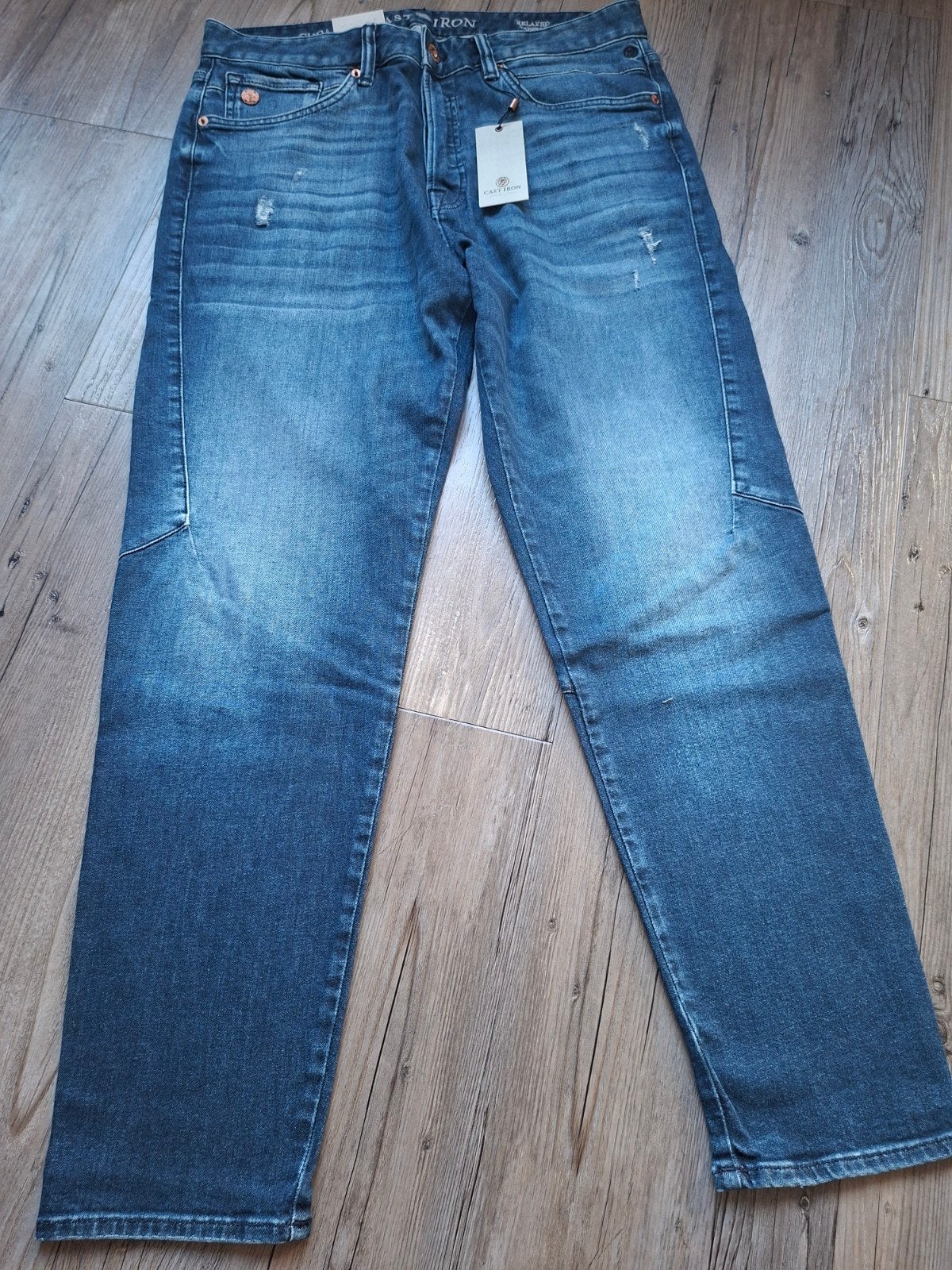 CAST IRON Cuda jeans W33 L34, Blauw, Nieuw, Ophalen of Verzenden, W33 - W34 (confectie 48/50)