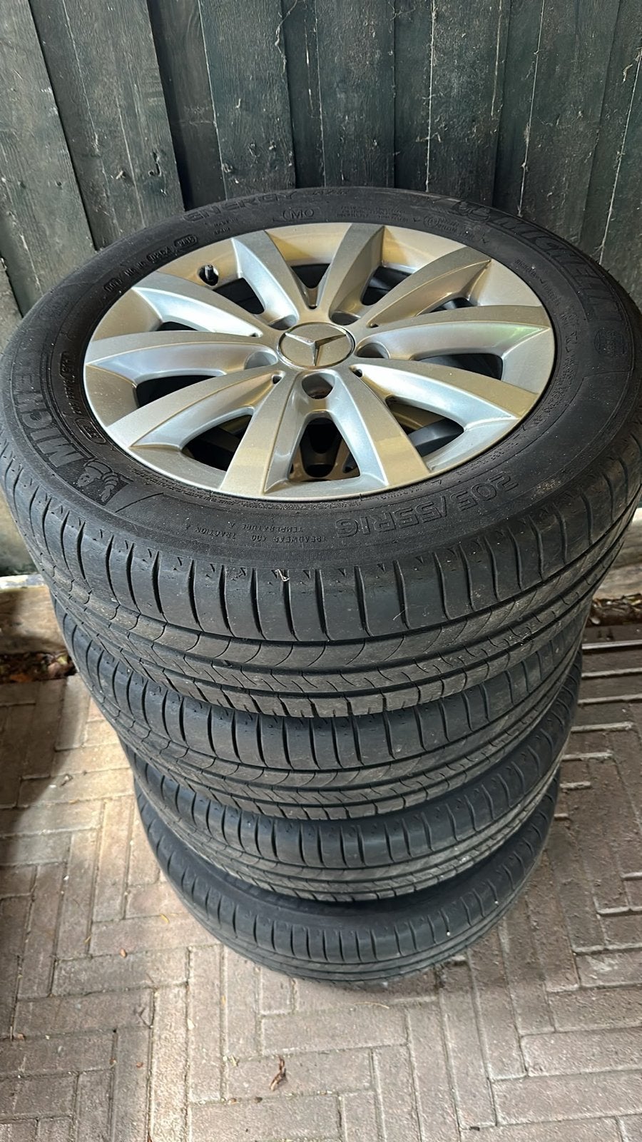 Originele Mercedes-Benz 16 inch zomerbanden incl velgen, Ophalen
