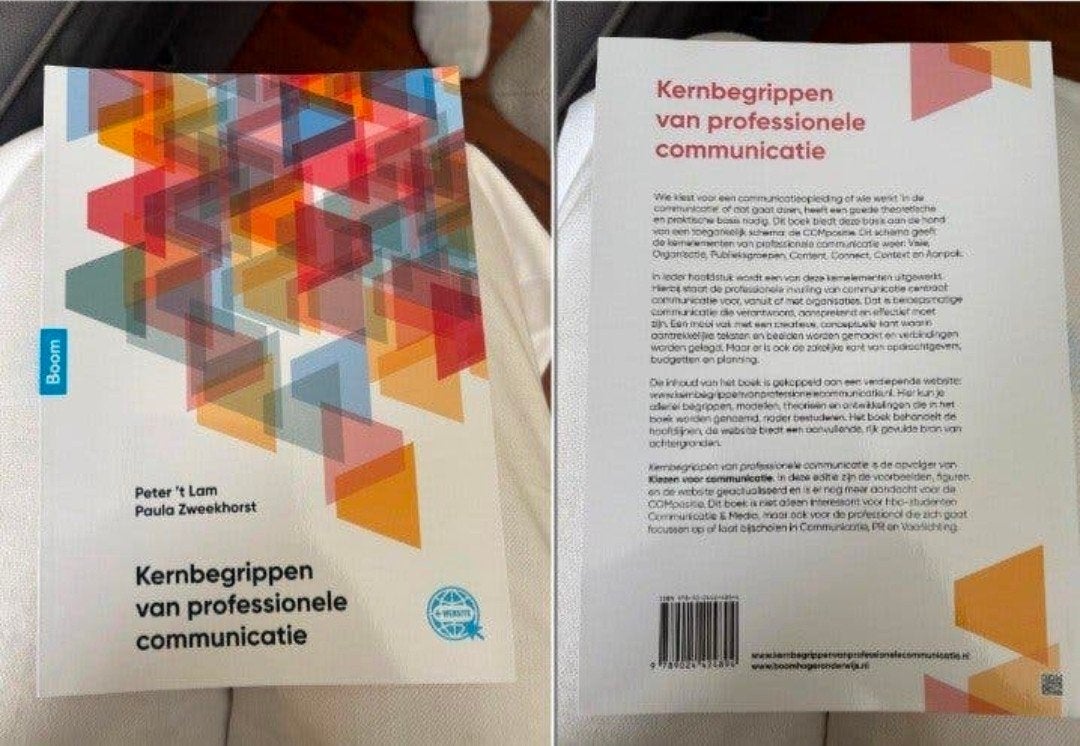Kernbegrippen van de professionele communicatie, Ophalen of Verzenden, Zo goed als nieuw