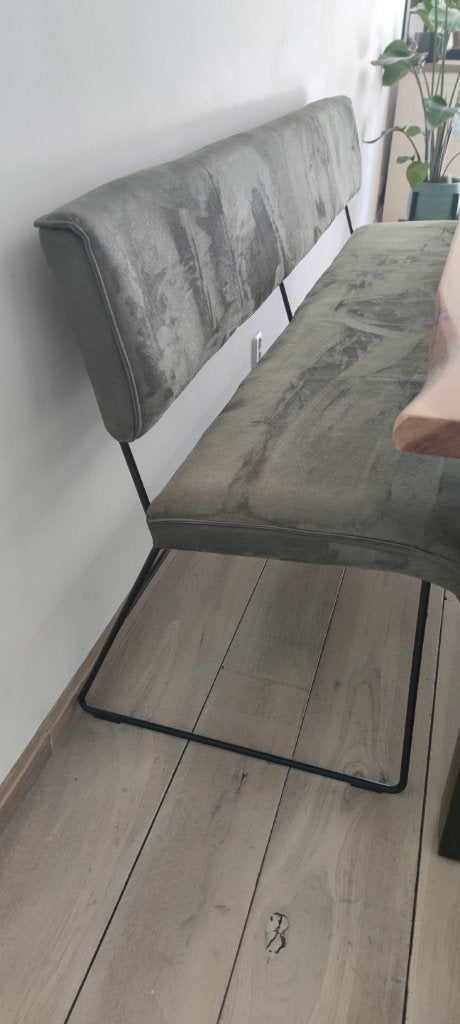 Eetbank 185 cm breed, Ophalen, Overige kleuren, Zo goed als nieuw, Stof