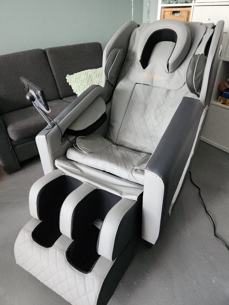 Massagestoel 2024 Stahlworks R6 - chiropractor (rug), Ophalen, Zo goed als nieuw, Massagestoel of Kussen