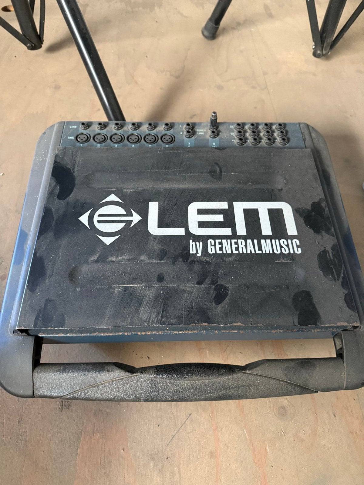 LEM by Generalmusic mengpaneel, Ophalen, Gebruikt, 10 tot 20 kanalen, Microfooningang