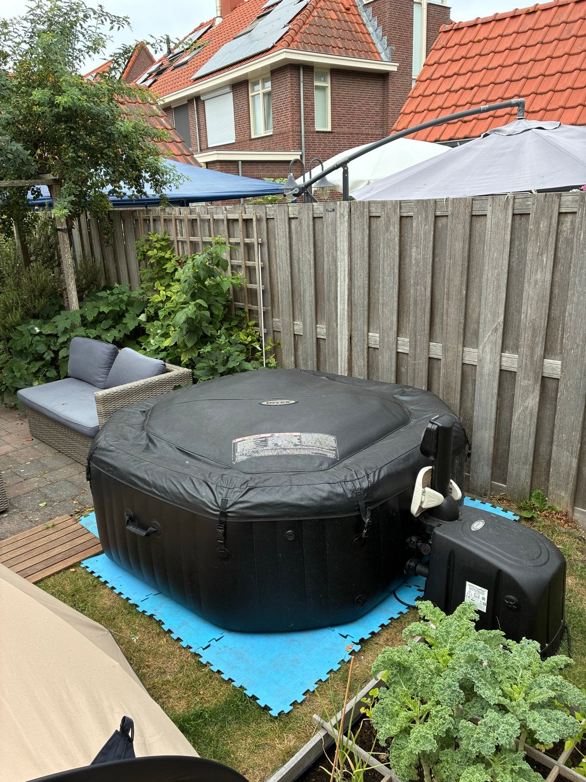 Intex PureSpa Jets & Bubbles 4p (defect, zie omschrijving), Ophalen, Gebruikt, Filter, Opblaasbaar