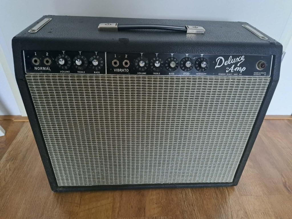 Fender Deluxe Amp gitaarversterker Blackface uit 1964, Ophalen, Gebruikt, Gitaar, Minder dan 50 watt
