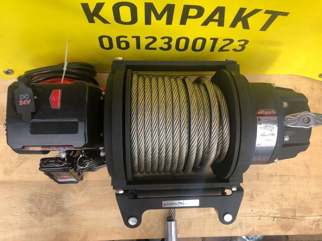 ELektrische lier 24 volt 11,4 ton KOMPAKT runva 26mtr 14mm, Nieuw, Ophalen of Verzenden, Runva KOMPAKT, Info@lierenwinkel.eu