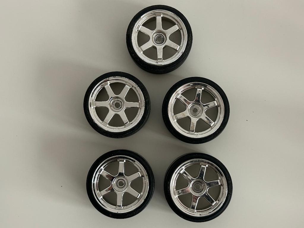 5x banden onroad 1/10 rc auto, Hobby en Vrije tijd, Modelbouw | Radiografisch | Auto's, Ophalen of Verzenden, Gebruikt, Onderdeel