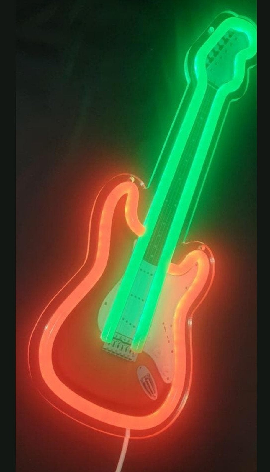Unieke Neon LED Gitaar – De Ultieme Rock 'n Roll Sfeer!, Ophalen of Verzenden, Nieuw