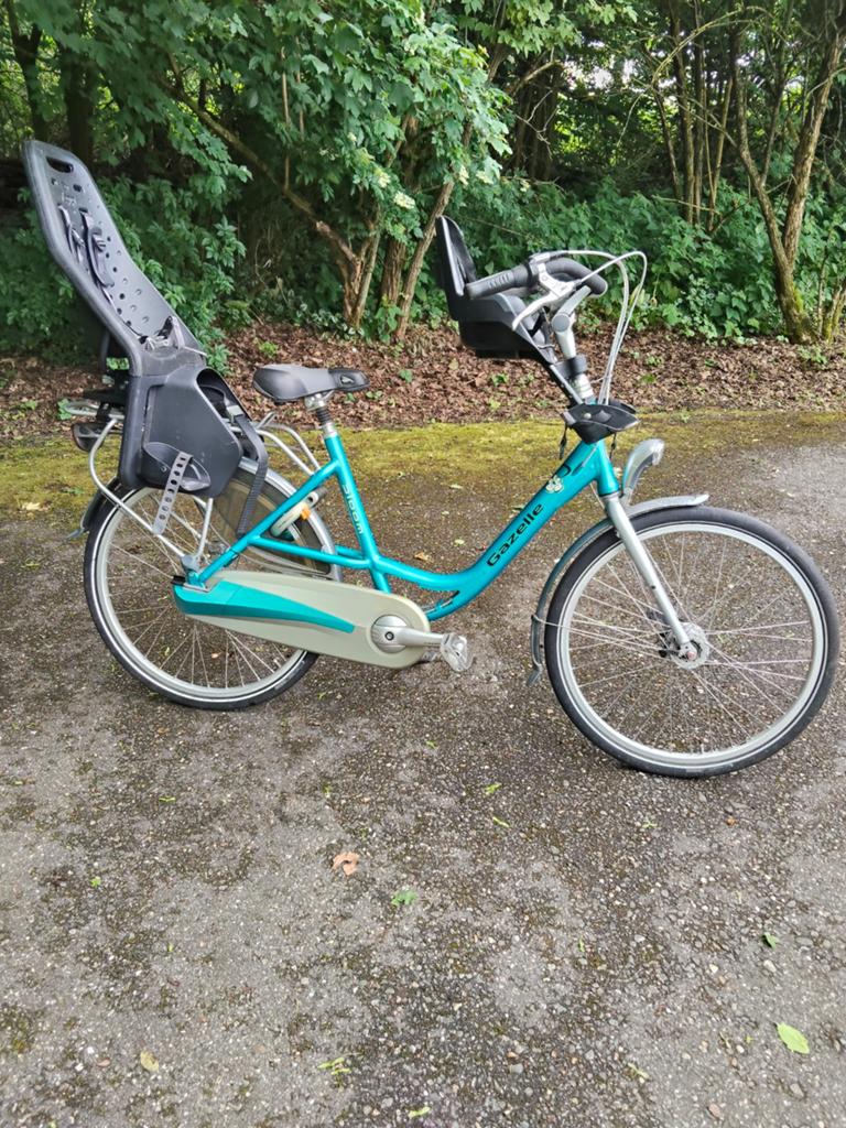 GAZELLE BLOOM. . 26 INCH. 7 VERSNELLINGEN. FRAME 50, Fietsen en Brommers, Fietsen | Dames | Moederfietsen, Ophalen, 2 zitjes, 47 tot 50 cm
