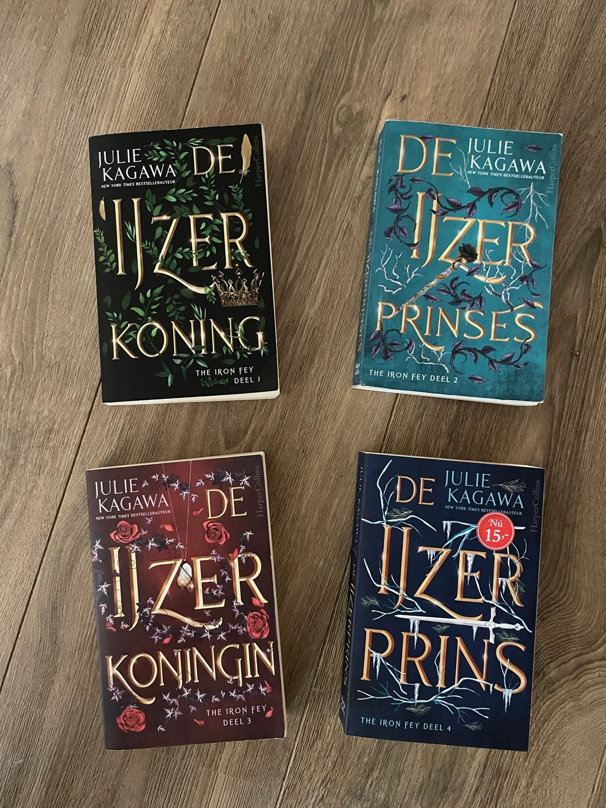 De Iron Fey Serie - Julie Kagawa (4 boeken), Ophalen of Verzenden, Gelezen